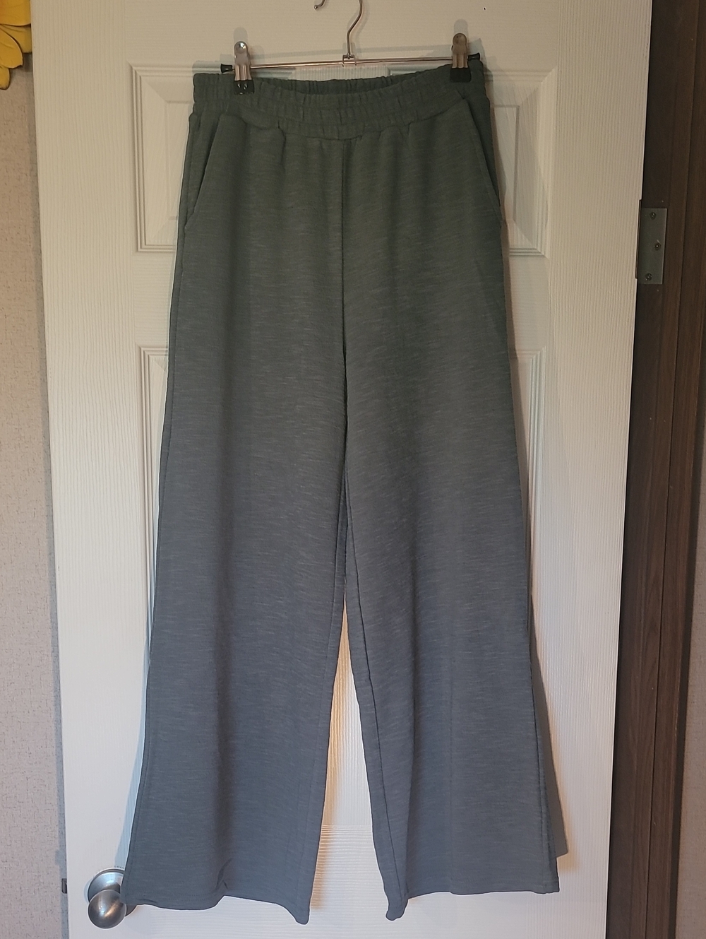 Zenana Wide Leg Slub Knit Lounge Pants